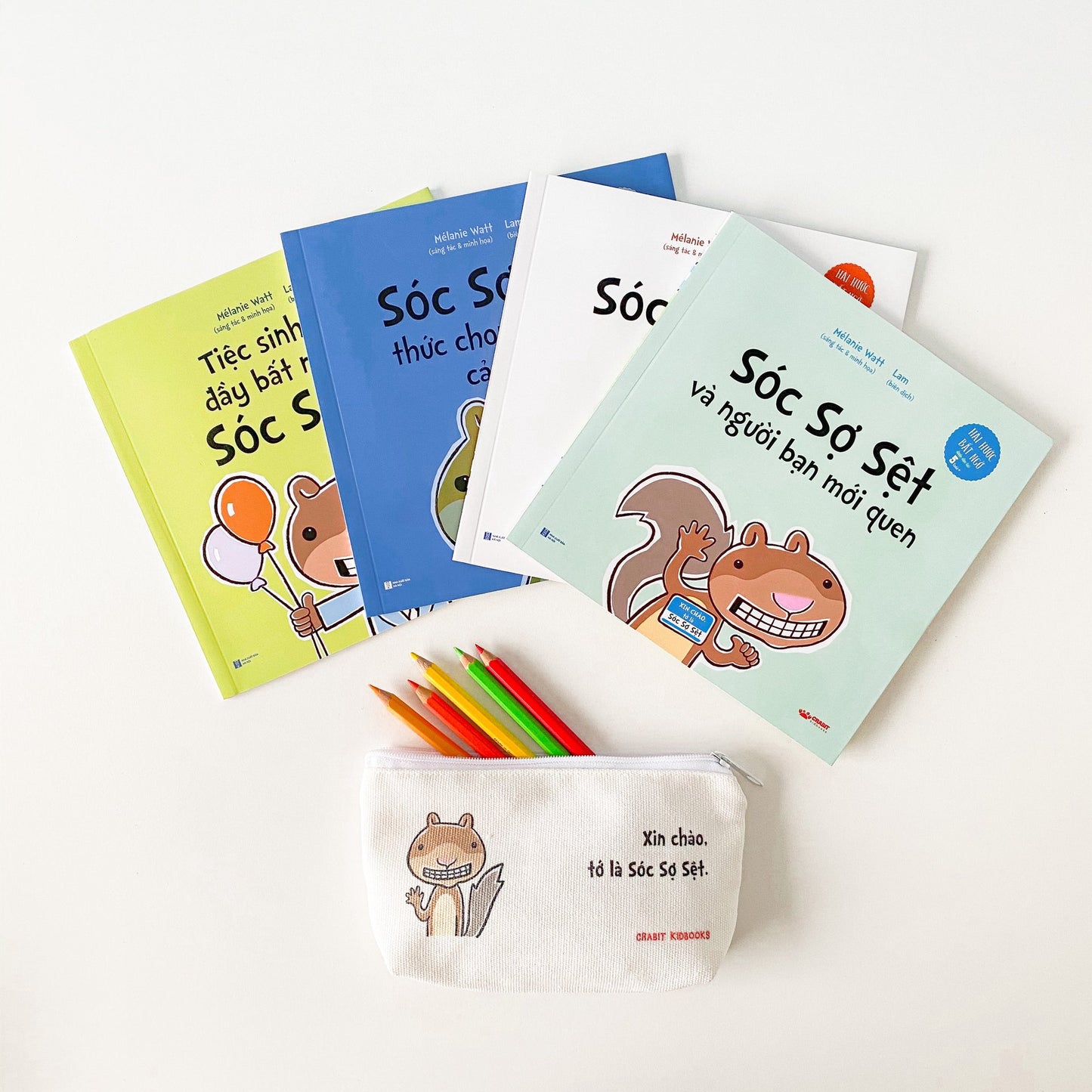 Combo 4 cuốn Bộ sách Sóc Sợ Sệt