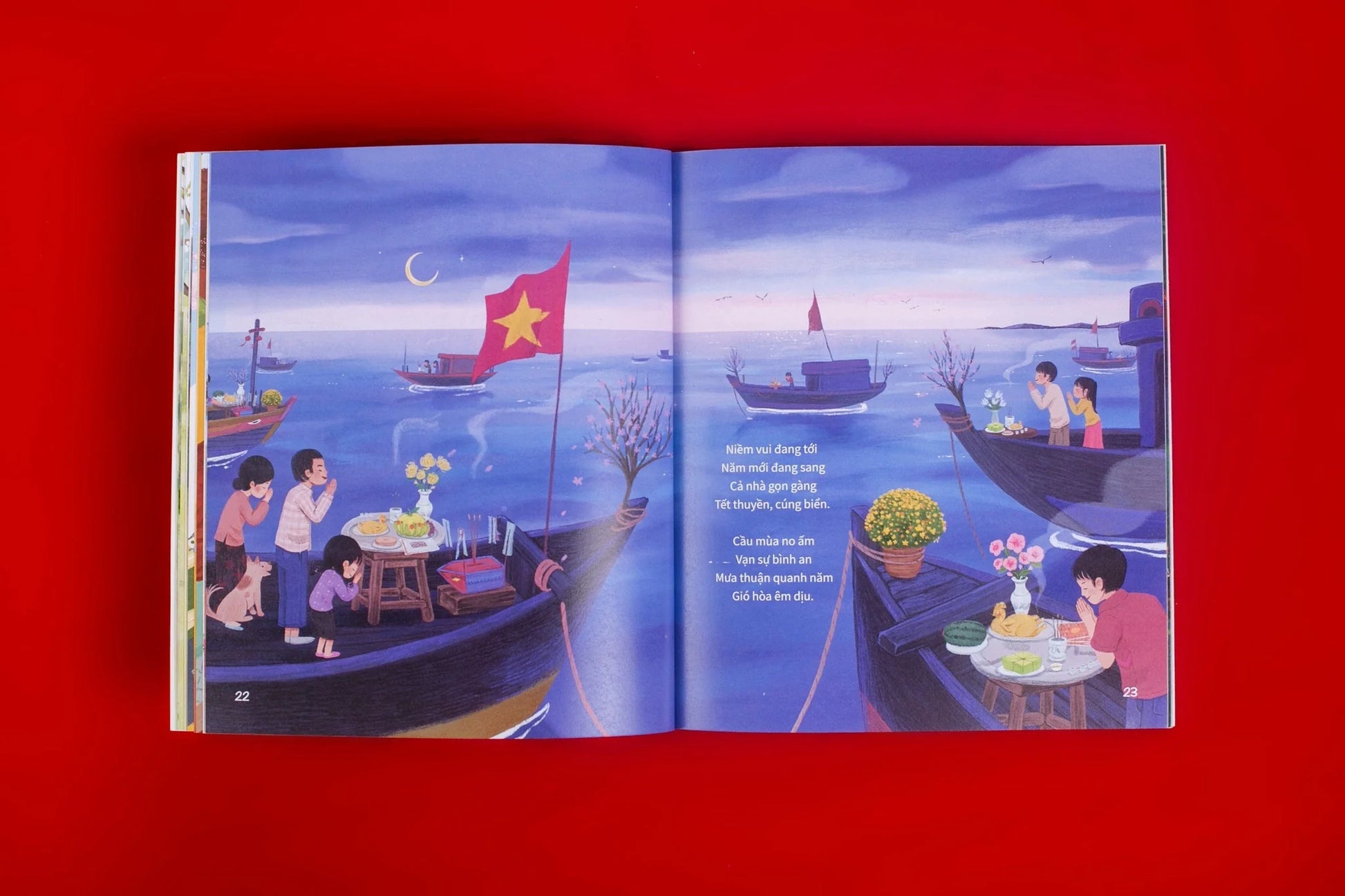 Set sách Tết Trong Tim Mình - Xin Chào Tết Ơi 2024 (1 cuốn Bìa mềm kèm Phong bì và Set quà tặng)