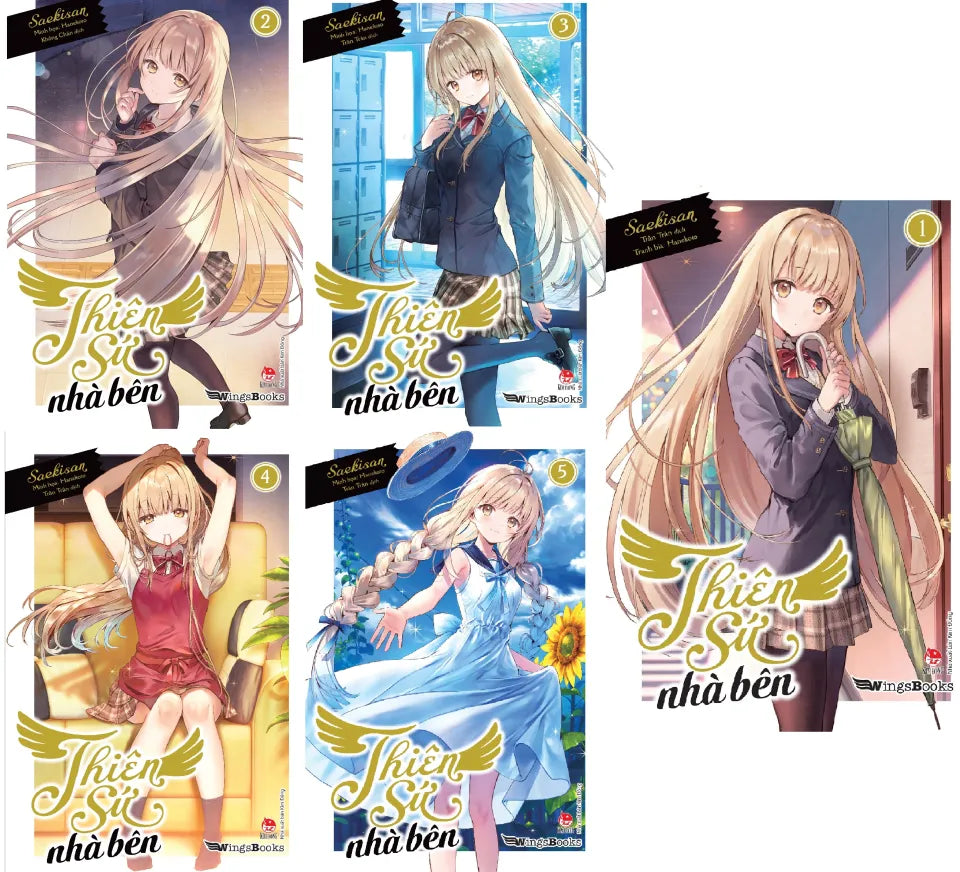 Thiên sứ nhà bên combo 1-6 Light Novel Wingbooks