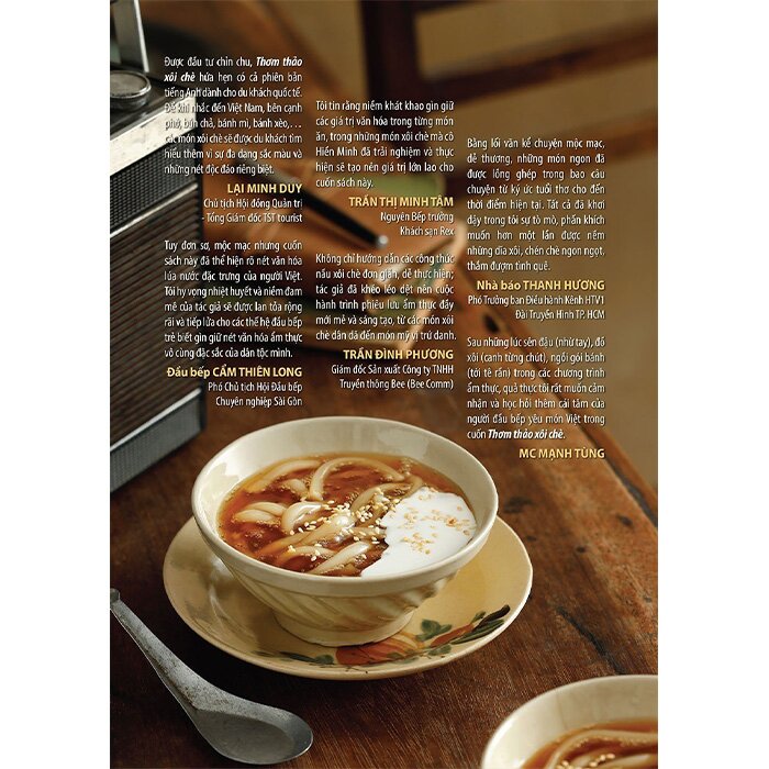 THƠM THẢO XÔI CHÈ 30 Thức Quà Ngọt Ngào Hương Đồng Gió Nội Vietnamese Dessert Cook Book