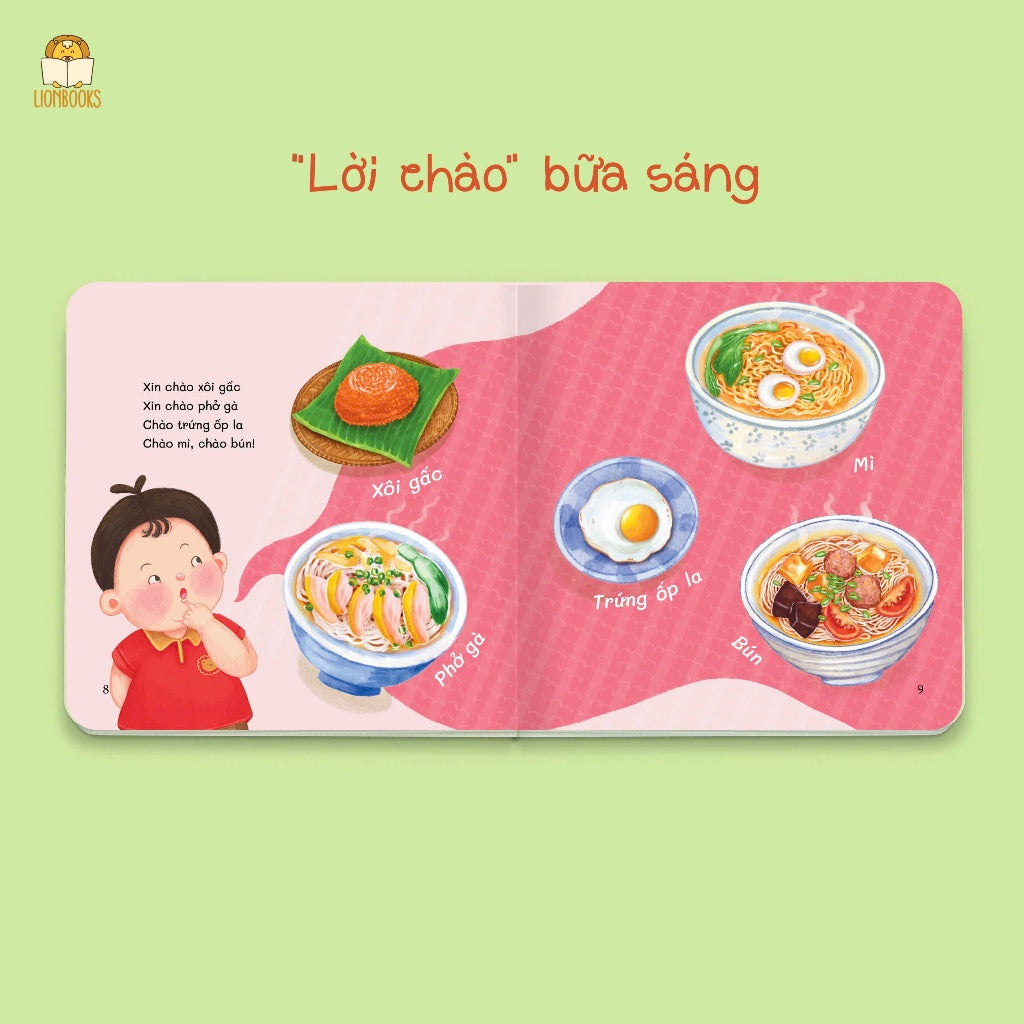 Bộ 3 cuốn sách Bữa ăn Hạnh phúc dành cho bé| Happy Mealtime 3 Vietnamese Poetry Books for Kids