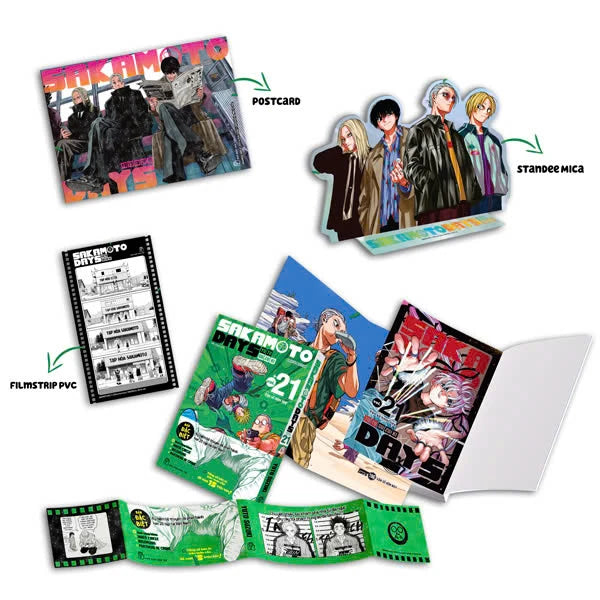 Sakamoto Days trọn bộ 23 cuốn (Tập 21 bản đặc biệt) Sát thủ về vườn サカモト デイズ Hepburn: Sakamoto Deizu?) (