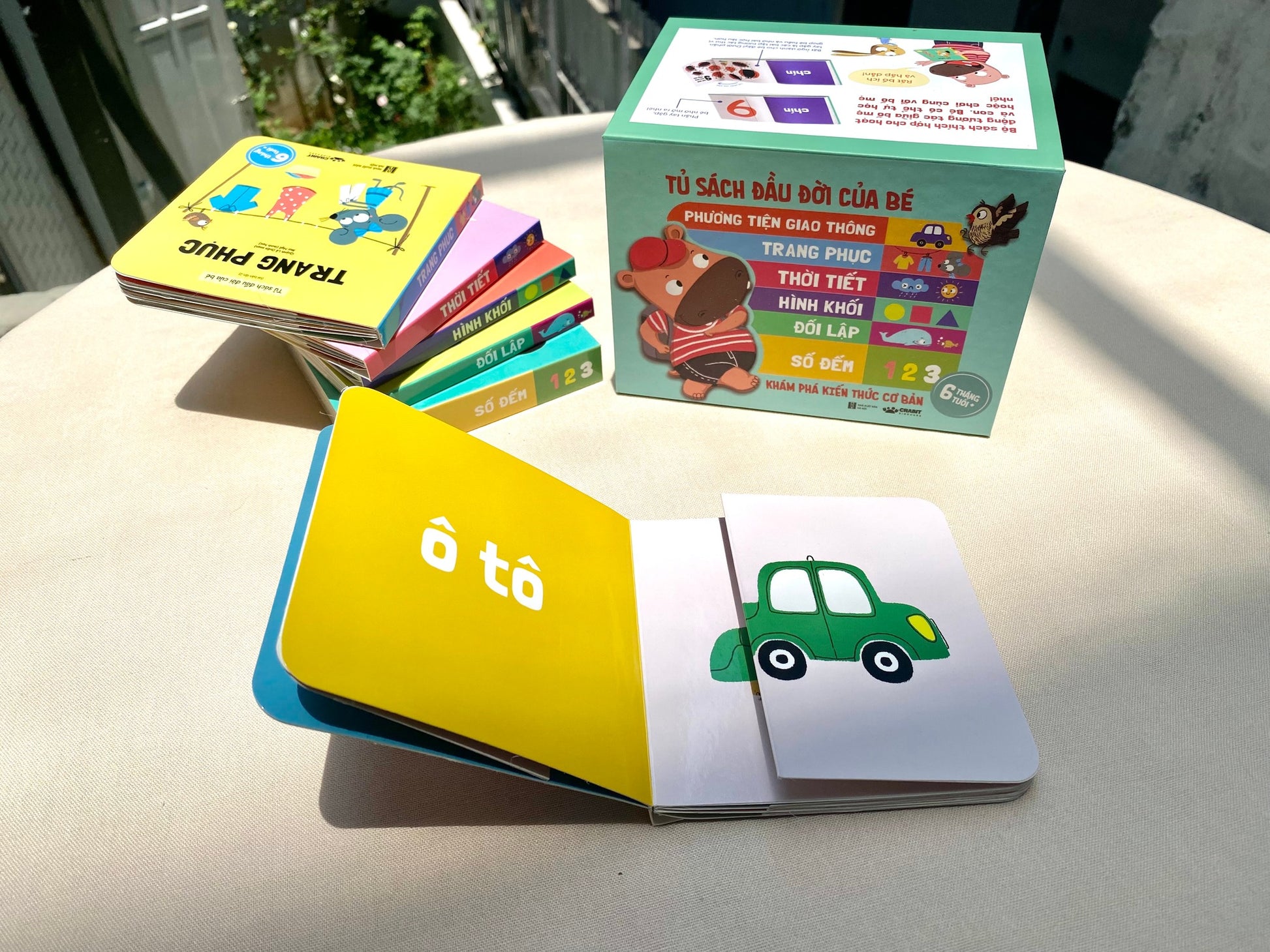 Boxset Tủ sách đầu đời của bé (Bộ 06 Cuốn)–Boxset 6 boardbooks Children's first words