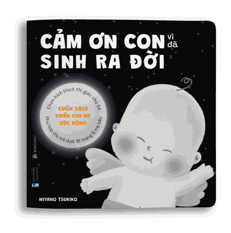 Bộ sách Ehon Cảm ơn con 3 cuốn| Combo 3 Ehon books Thank you my dear