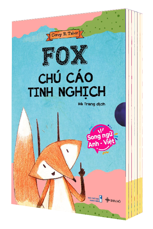 Boxset Chú Cáo Tinh Nghịch (Bộ 6 Cuốn song ngữ)- 6 Bilingual Vietnamese English books Littel Fox by Corey R. Tabor