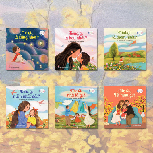 Combo Bé Hỏi Mẹ (Bộ 6 cuốn)|Combo 6 poetry books between mother and children