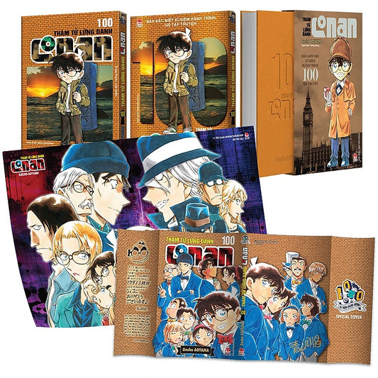 Conan 100 Combo 3 cuốn: Limited + Đặc biệt + Thường