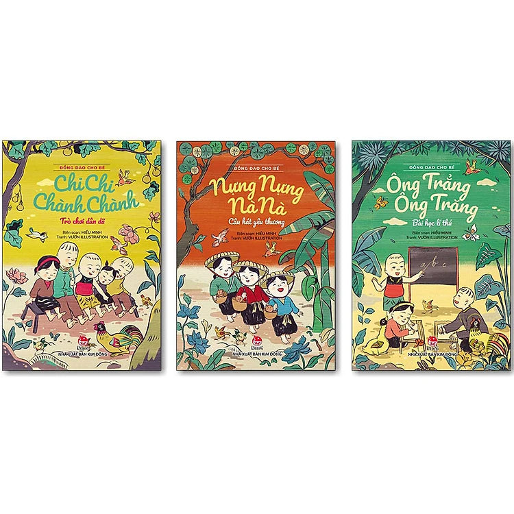 Combo 3 Quyển: Đồng Dao Cho Bé