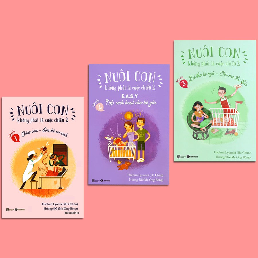 Nuôi con không phải là cuộc chiến combo 3 cuốn