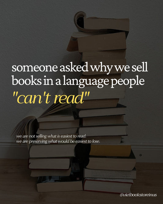 Sao lại bán sách tiếng Việt ở Mỹ?