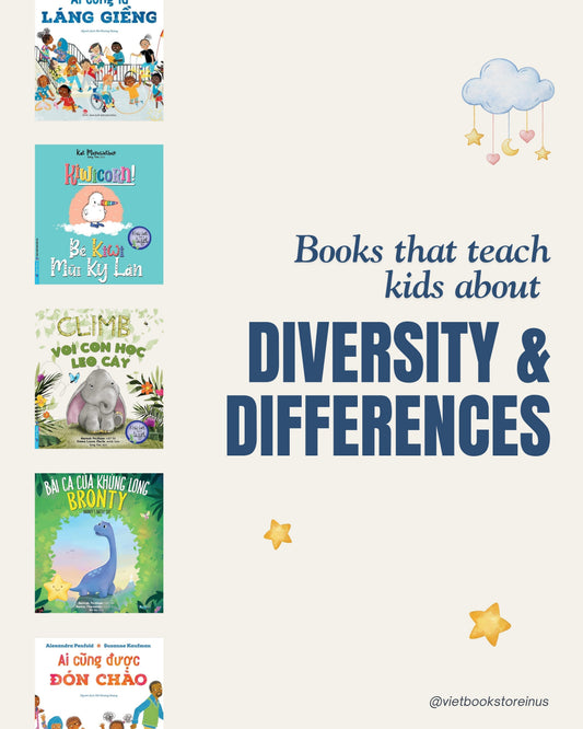 Books in Vietnamese that teach kids about diversity and differences