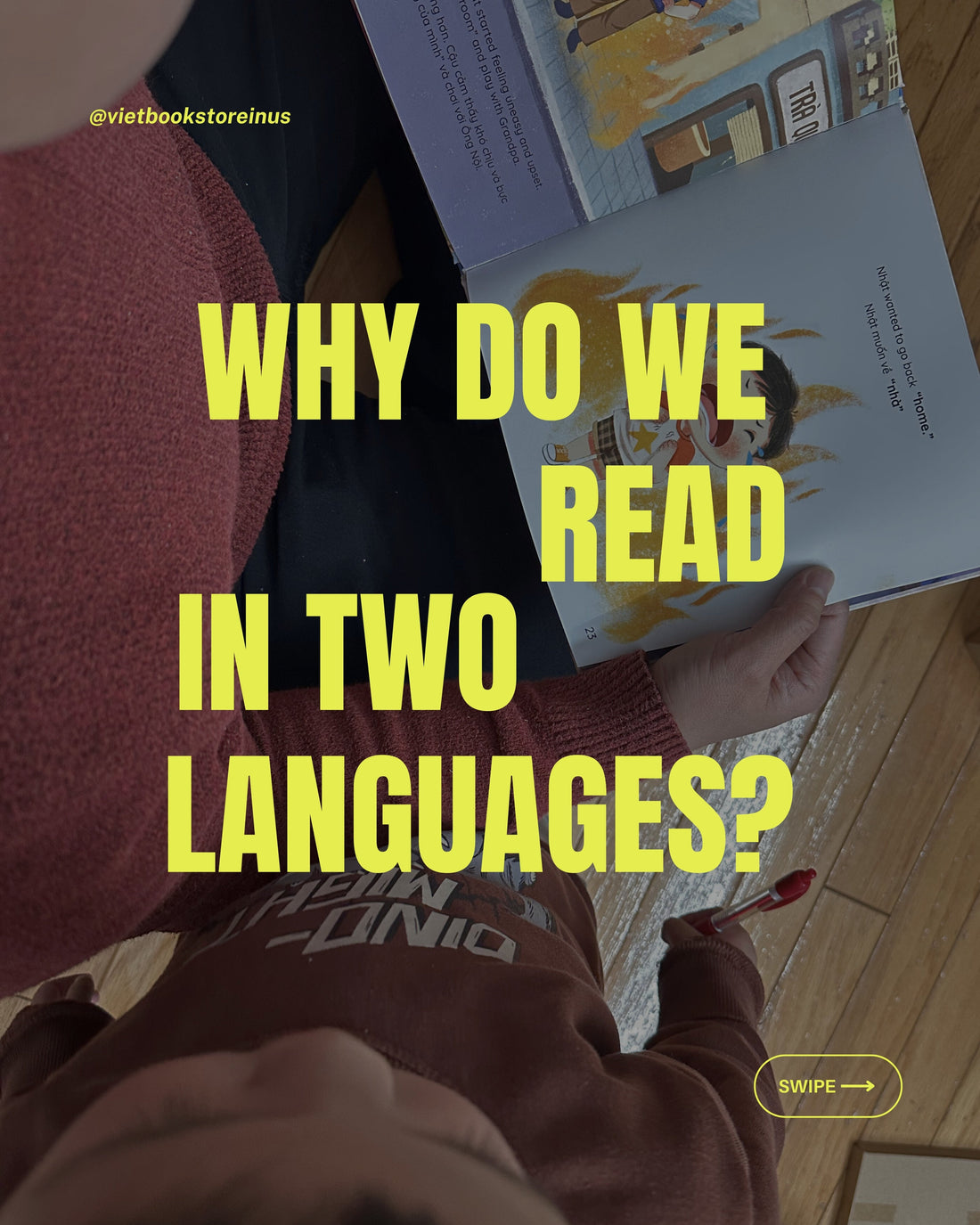 Why do we read in two languages?