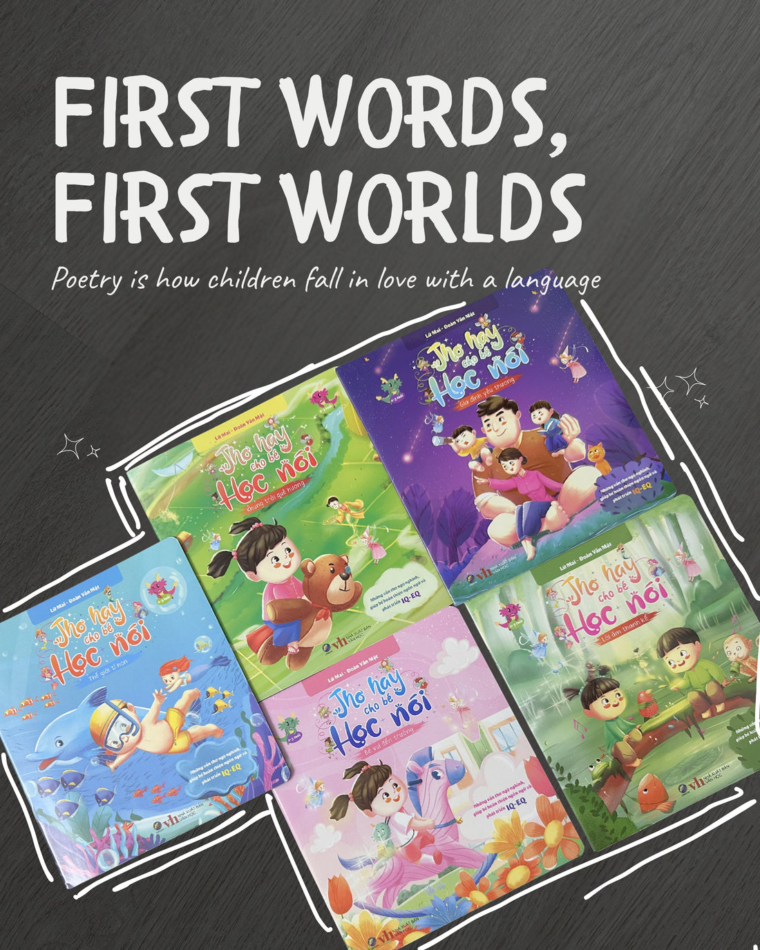 Books to teach kids Vietnamese through rhymes and poems
