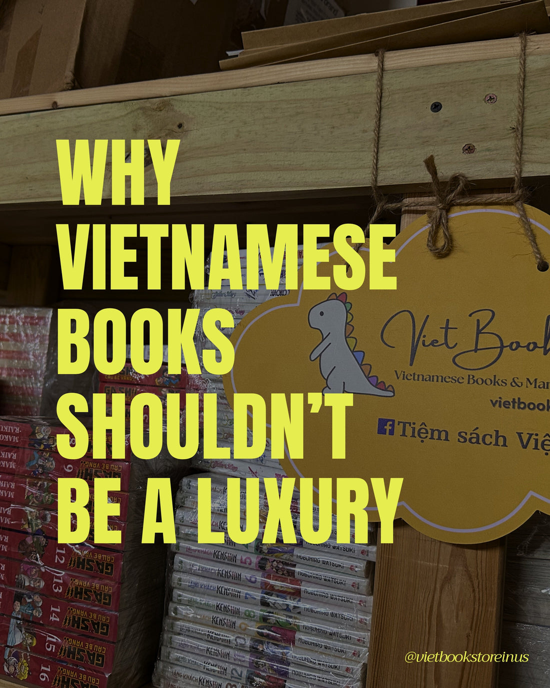 Getting Vietnamese books around SHOULD NOT be a luxury (Buying Vietnamese language books)