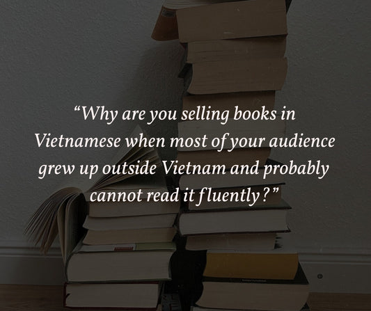 Why even selling Vietnamese books in America?