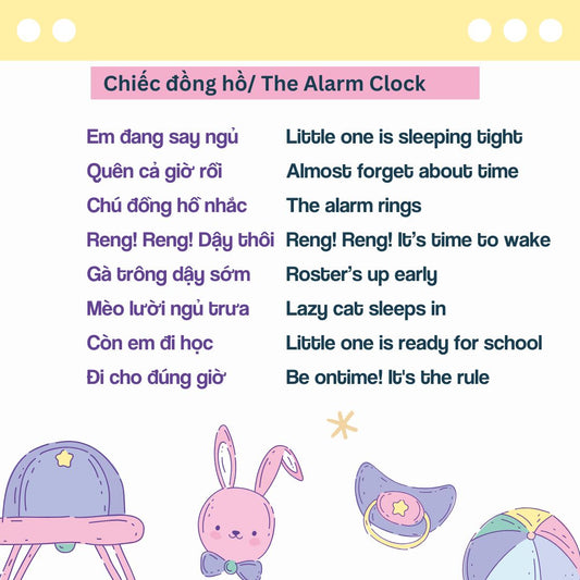 Learning Vietnamese Through Poems (Bài thơ Chiếc Đồng Hồ)
