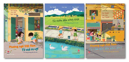 Combo Phương Ngữ Việt Nam 3 Cuốn Vietnamese Regional Dialects Set – 3 Books for Children