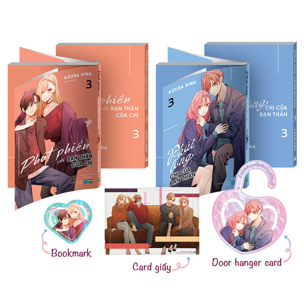 Bộ Manga - Phải Lòng Chị Của Bạn Thân - Tập 3 + Phát Phiền Với Bạn Thân Của Chị - Tập 3 (Bộ 2 Cuốn) - Bản Đặc Biệt