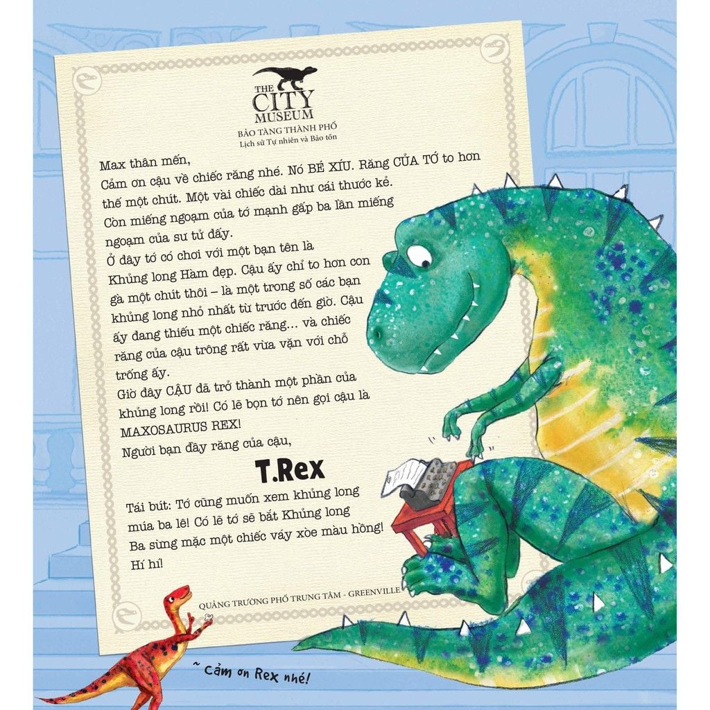 Bộ sách Khủng long thân mến| Bilingual Vietnamese-English Children Books| Dear Dinousaur