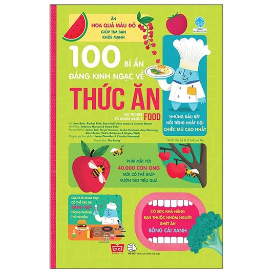 100 Bí ẩn đáng kinh ngạc về thức ăn 100 things to about food in Vietnamese
