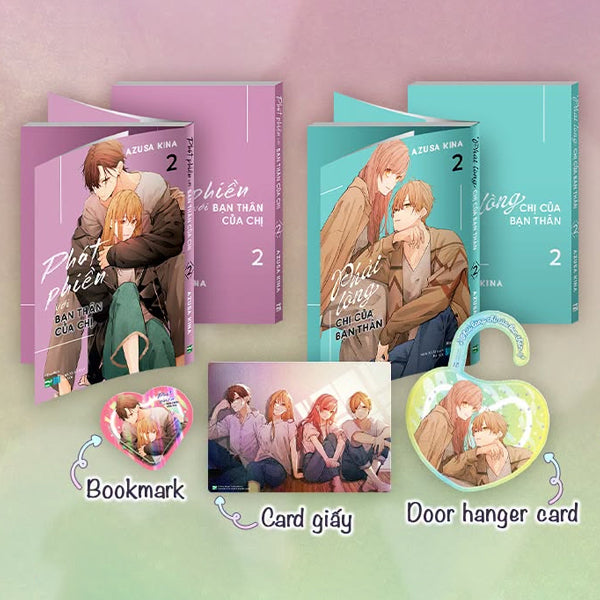 Bộ Manga - Phải Lòng Chị Của Bạn Thân - Tập 2 + Phát Phiền Với Bạn Thân Của Chị - Tập 2 (Bộ 2 Cuốn) - Bản Đặc Biệt