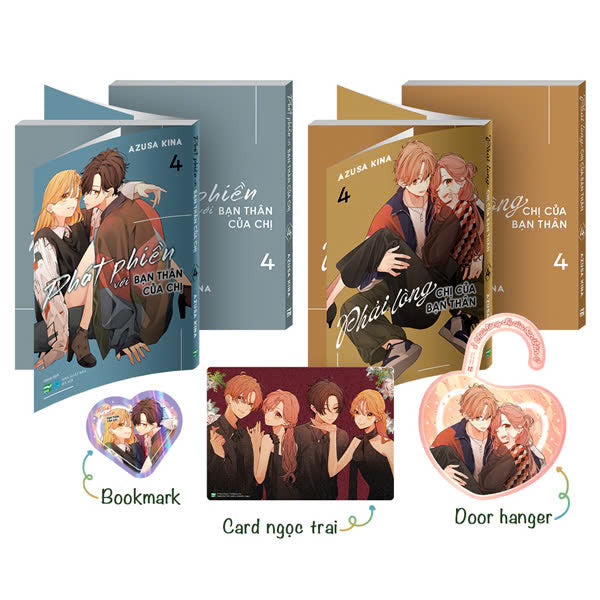 Bộ Manga - Phải Lòng Chị Của Bạn Thân - Tập 4 + Phát Phiền Với Bạn Thân Của Chị - Tập 4 (Bộ 2 Cuốn) - Bản Đặc Biệt