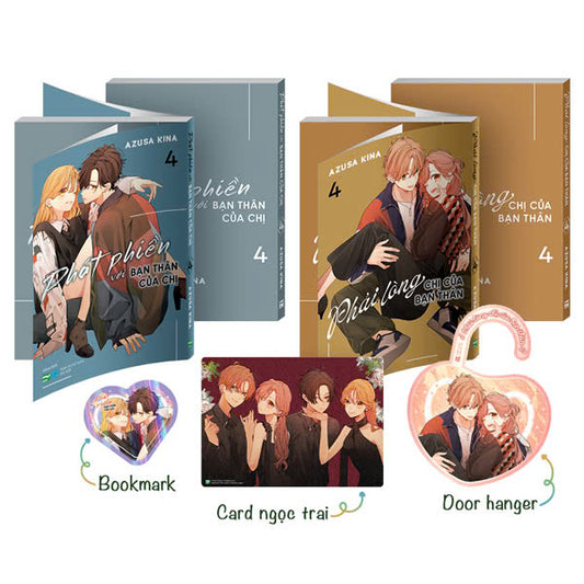 Bộ Manga - Phải Lòng Chị Của Bạn Thân - Tập 4 + Phát Phiền Với Bạn Thân Của Chị - Tập 4 (Bộ 2 Cuốn) - Bản Đặc Biệt
