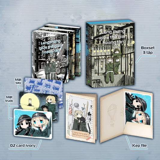 Boxset Manga - Lang Thang Giữa Thế Gian Hoang Tàn: Tập 1 - 3 (Hộp 3 Tập) - Bản Đặc Biệt