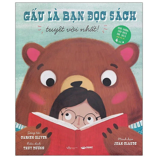 Gấu Là Bạn Đọc Sách Tuyệt Vời Nhất - Bìa Cứng