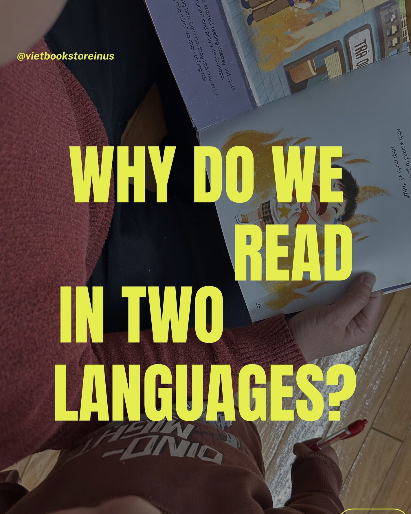 Why do we read in two languages