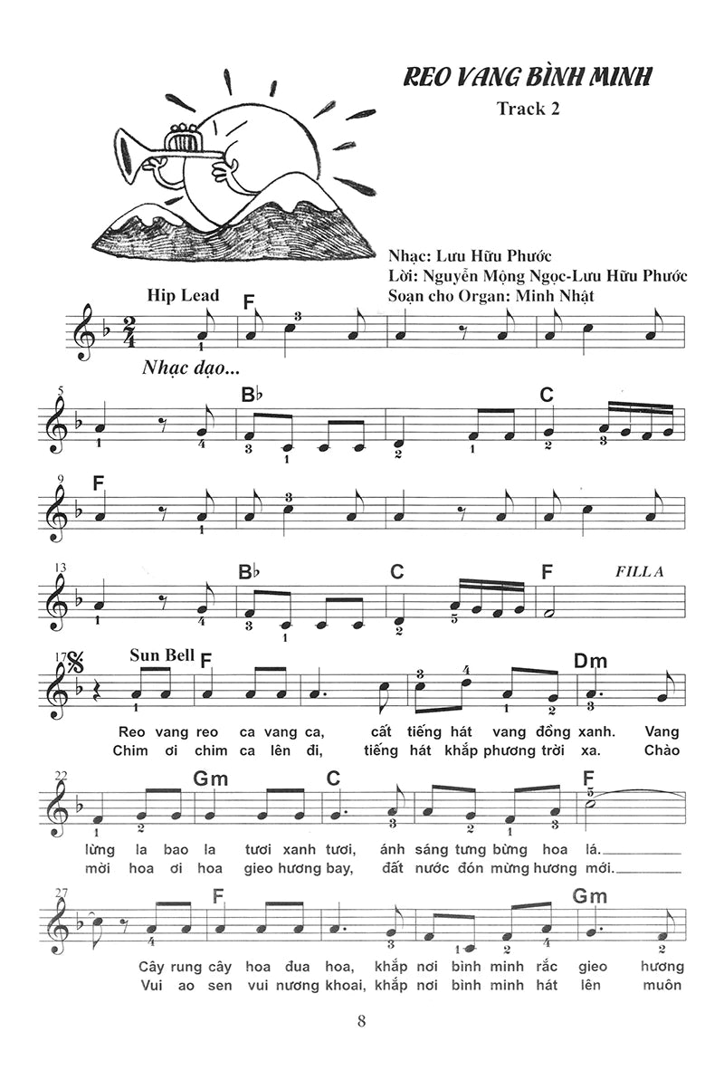 Thực Hành Biểu Diễn Organ Cho Thiếu Nhi – Tập 2 (Preorder) (Organ learning books for kids)