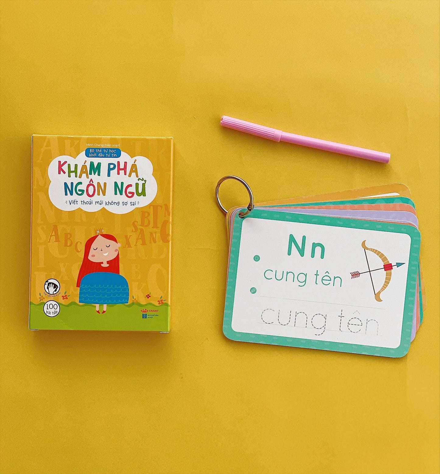 Flashcards - Khám phá ngôn ngữ (Wipable flashcards for learning Vietnamese edition)
