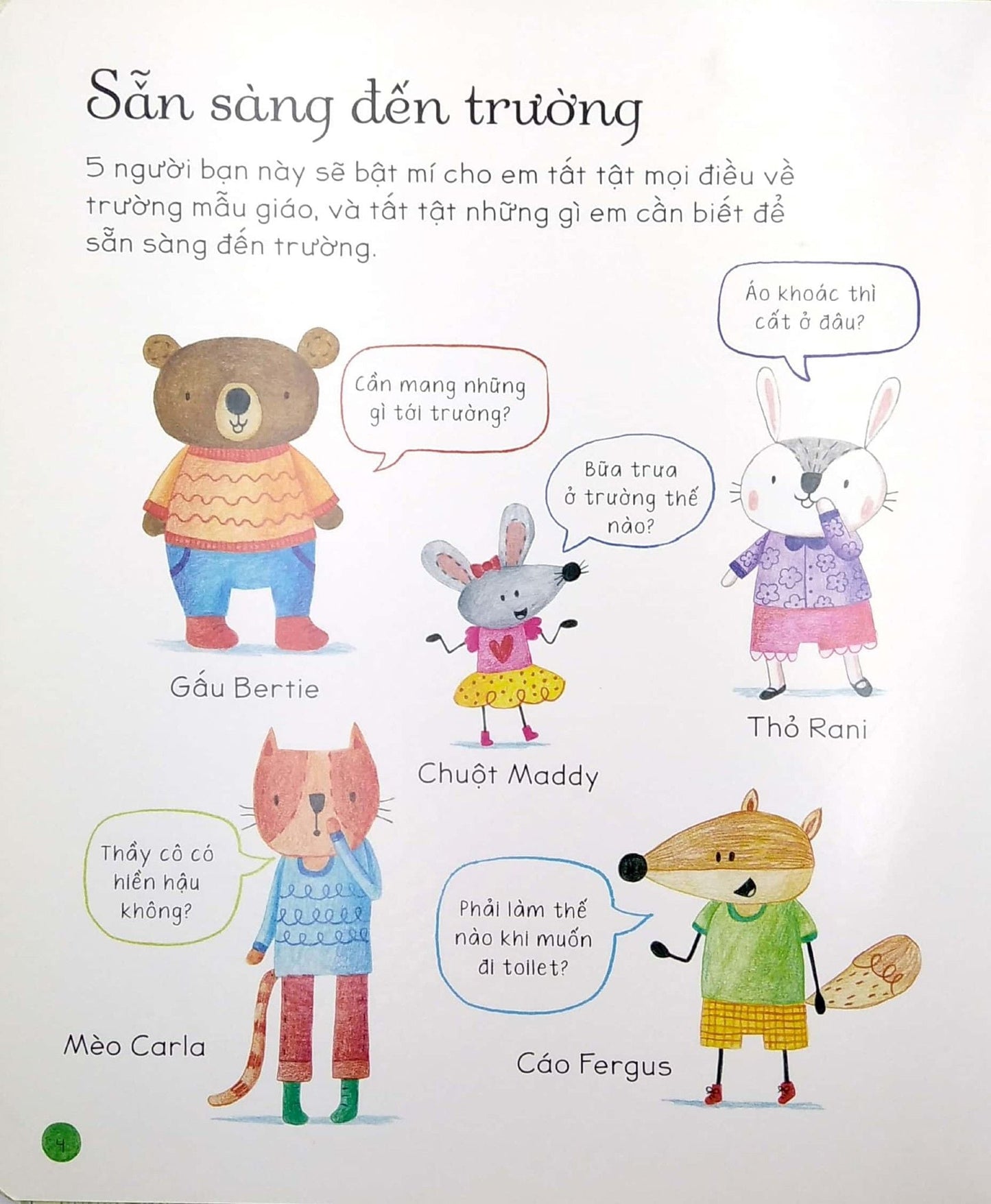 Mọi điều em cần biết trước ngày đi mẫu giáo (Everything you should know before starting preschool)