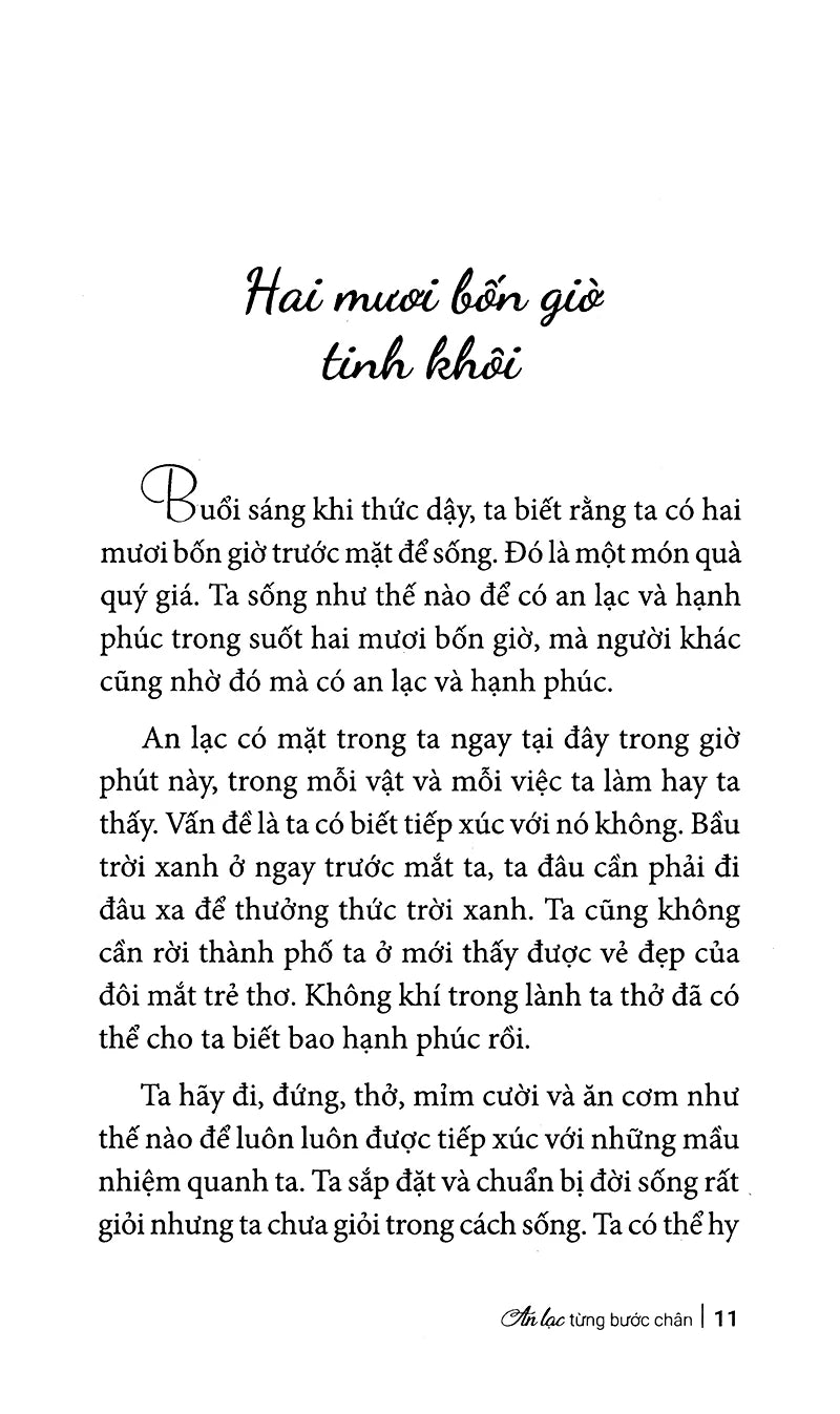 An Lạc Từng Bước Chân (Thích Nhất Hạnh)