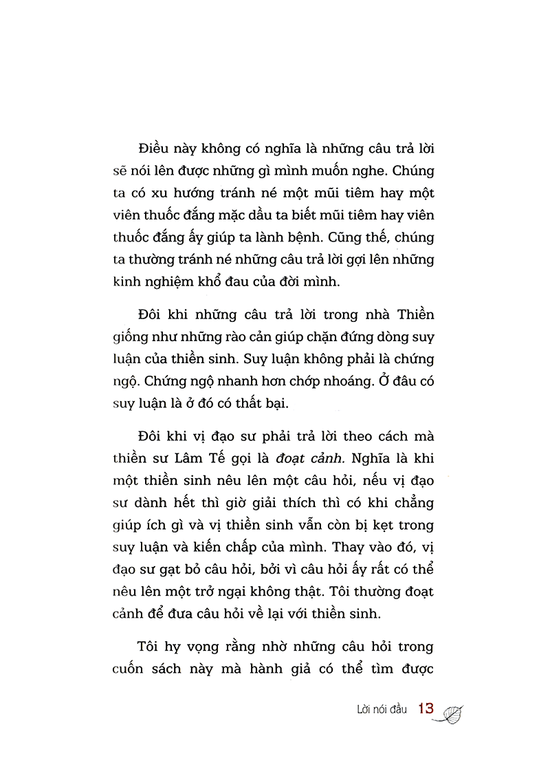 Sách Hỏi đáp từ trái tim Thích Nhất Hạnh (Answer from the heart book)