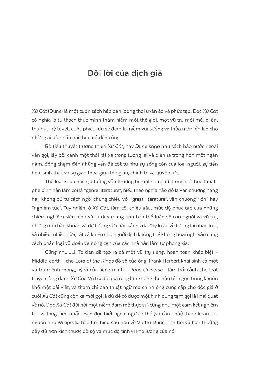 Xứ Cát Dune - Frank Herbert - Giành Lấy Tự Do Đích Thực