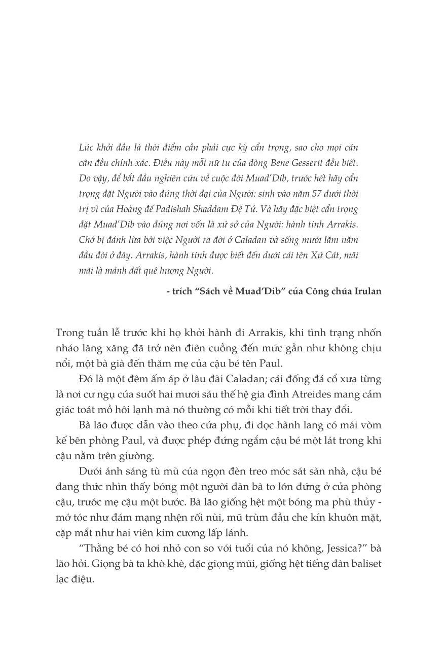 Xứ Cát Dune - Frank Herbert - Giành Lấy Tự Do Đích Thực