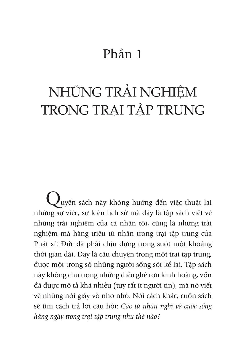 Đi tìm lẽ sống (A man's search for meaning)