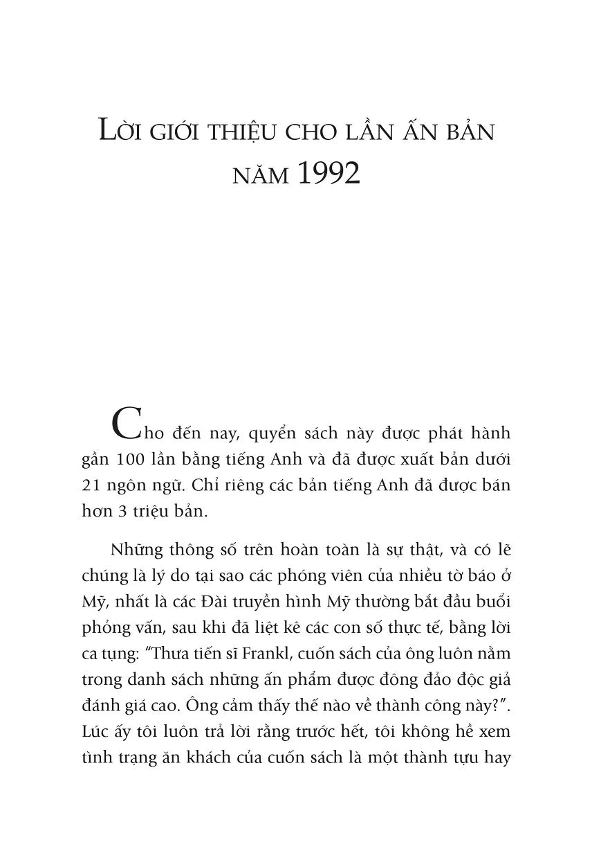Đi tìm lẽ sống (A man's search for meaning)