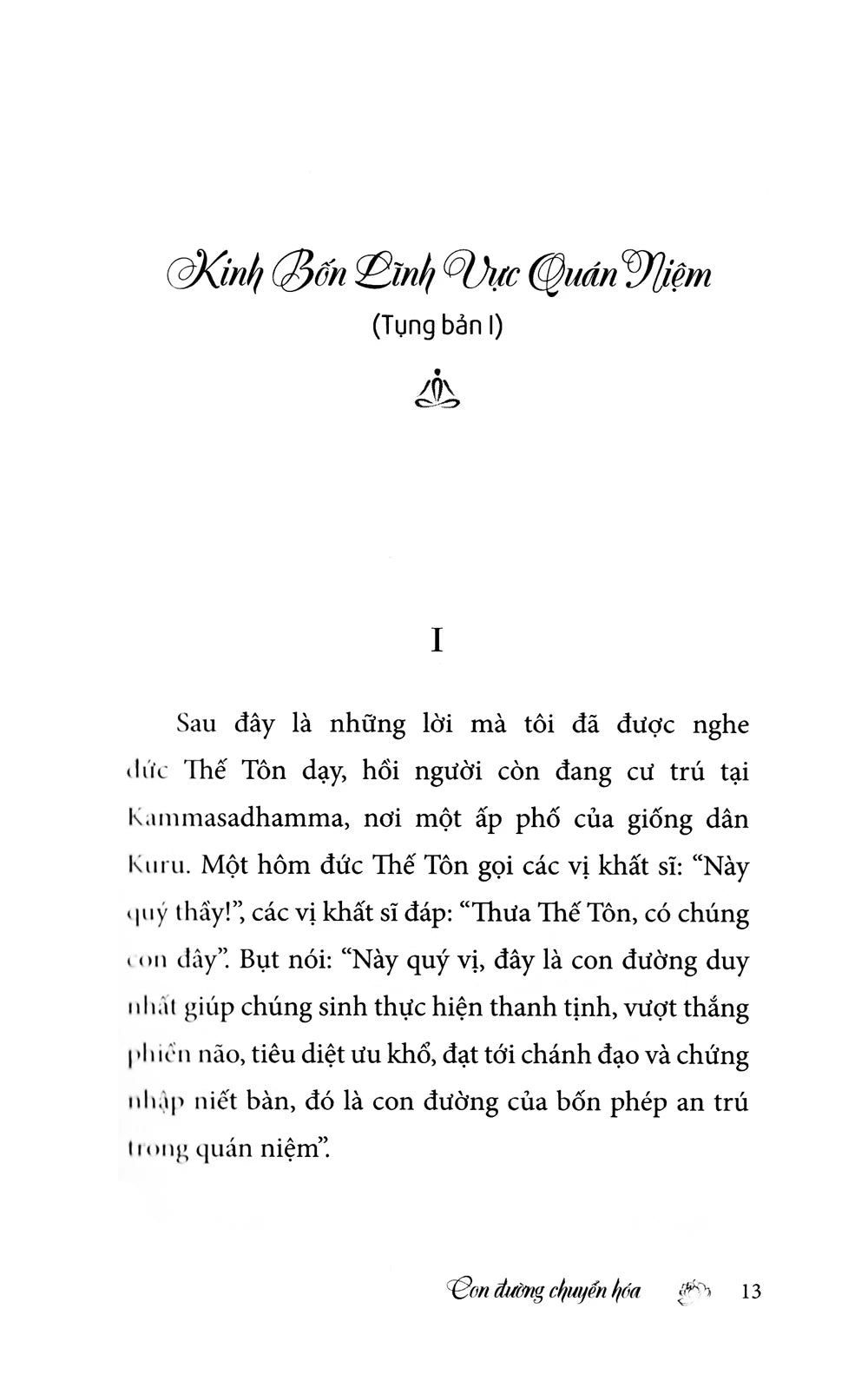 Con đường chuyển hoá - Thích Nhất Hạnh