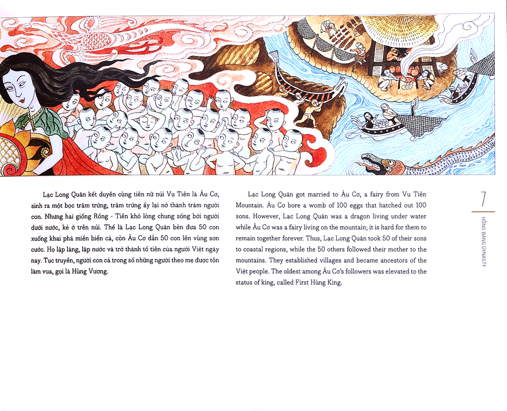 Lược Sử Nước Việt Bằng Tranh - Viet Nam - A Brief History In Pictures (Bilingual/Song ngữ)
