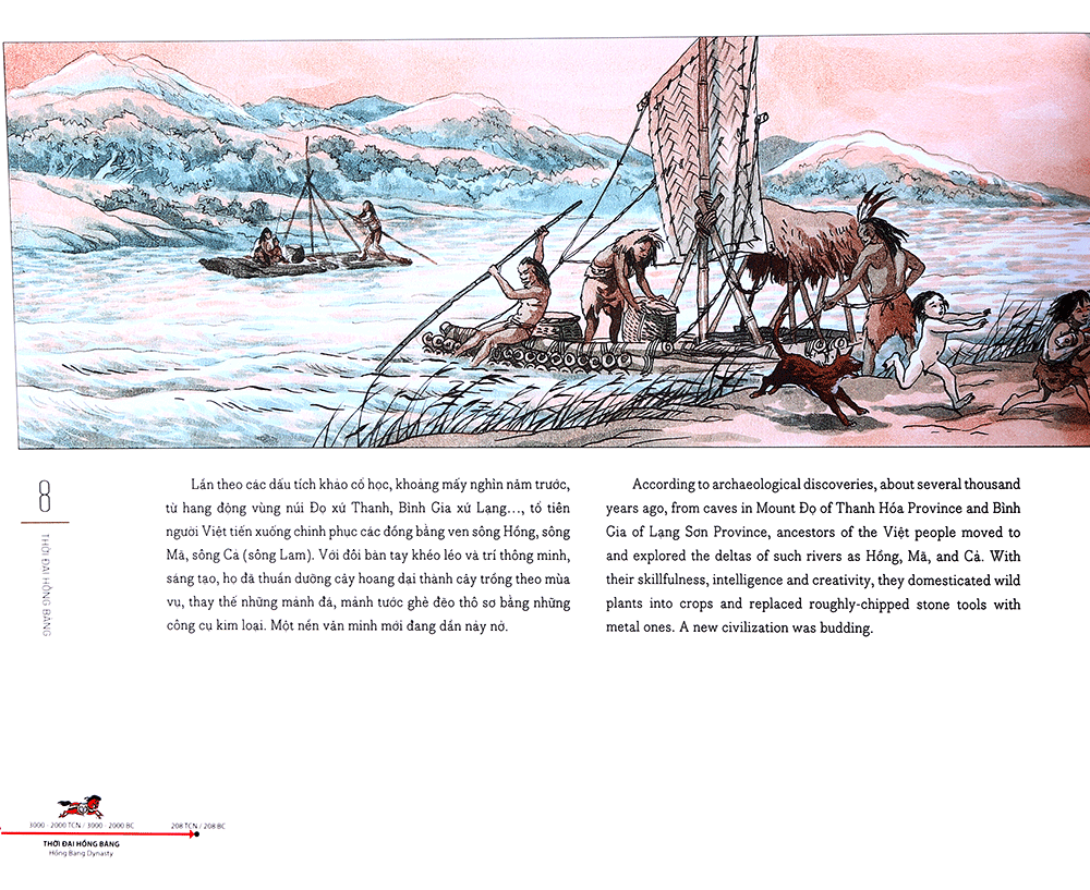 Lược Sử Nước Việt Bằng Tranh - Viet Nam - A Brief History In Pictures (Bilingual/Song ngữ)