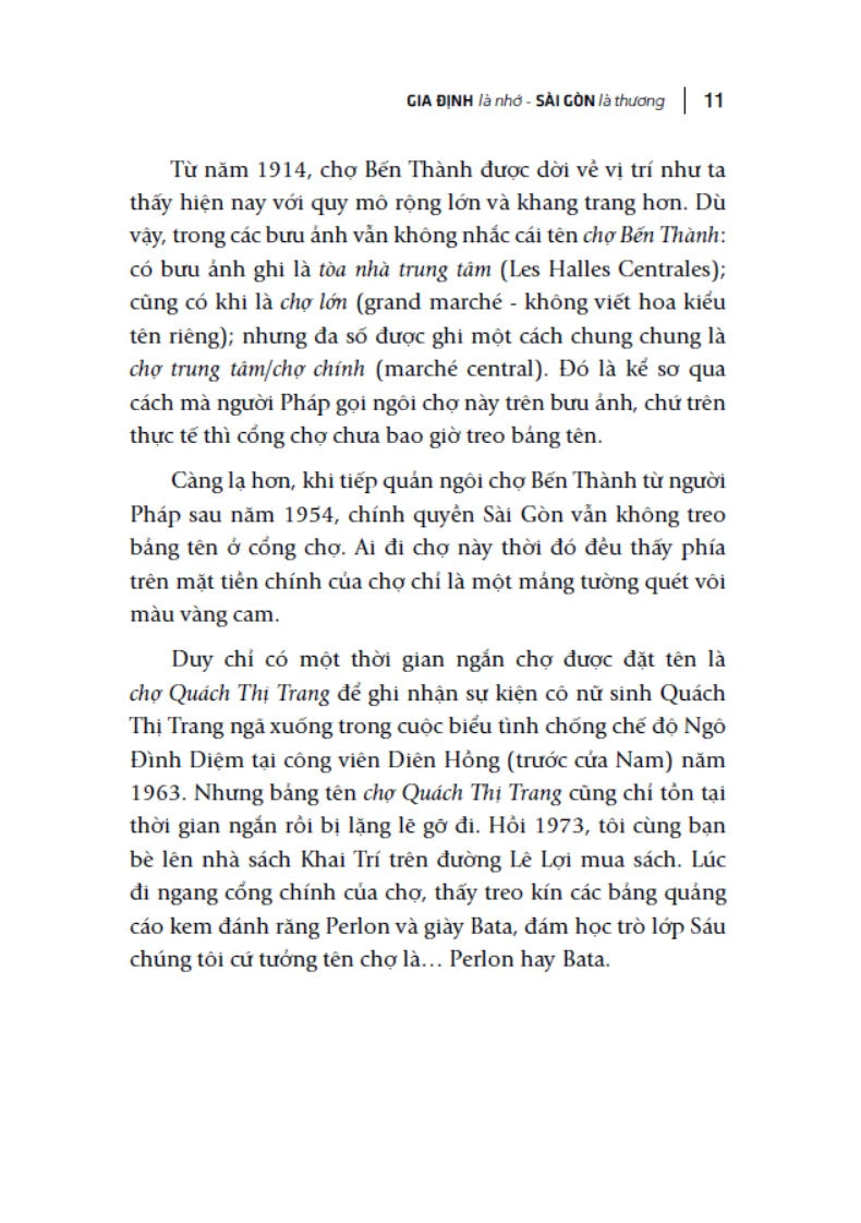 Gia Định là nhớ Sài Gòn là thương (Cù Mai Công)