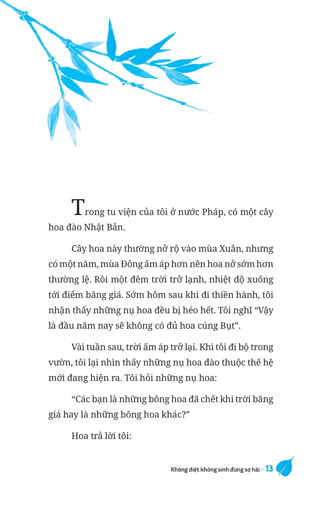 Không Diệt, Không Sinh, Đừng Sợ Hãi - Thích Nhất Hạnh