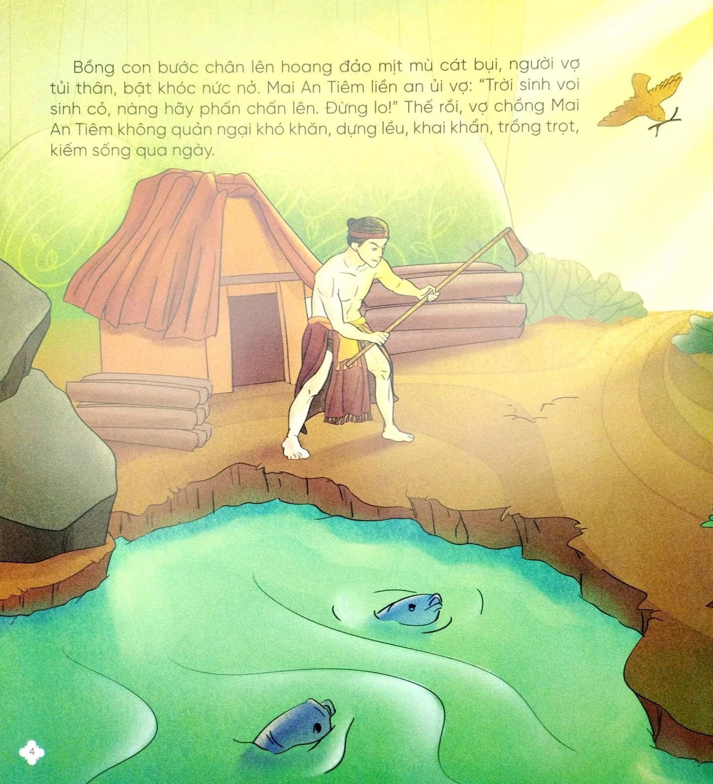 Xưa ơi là Xưa song ngữ— Combo 3 cuốn truyện cổ tích song ngữ (3 bilingual Vietnamese fairy tale) (sọ dừa, cây khế, thánh gióng)