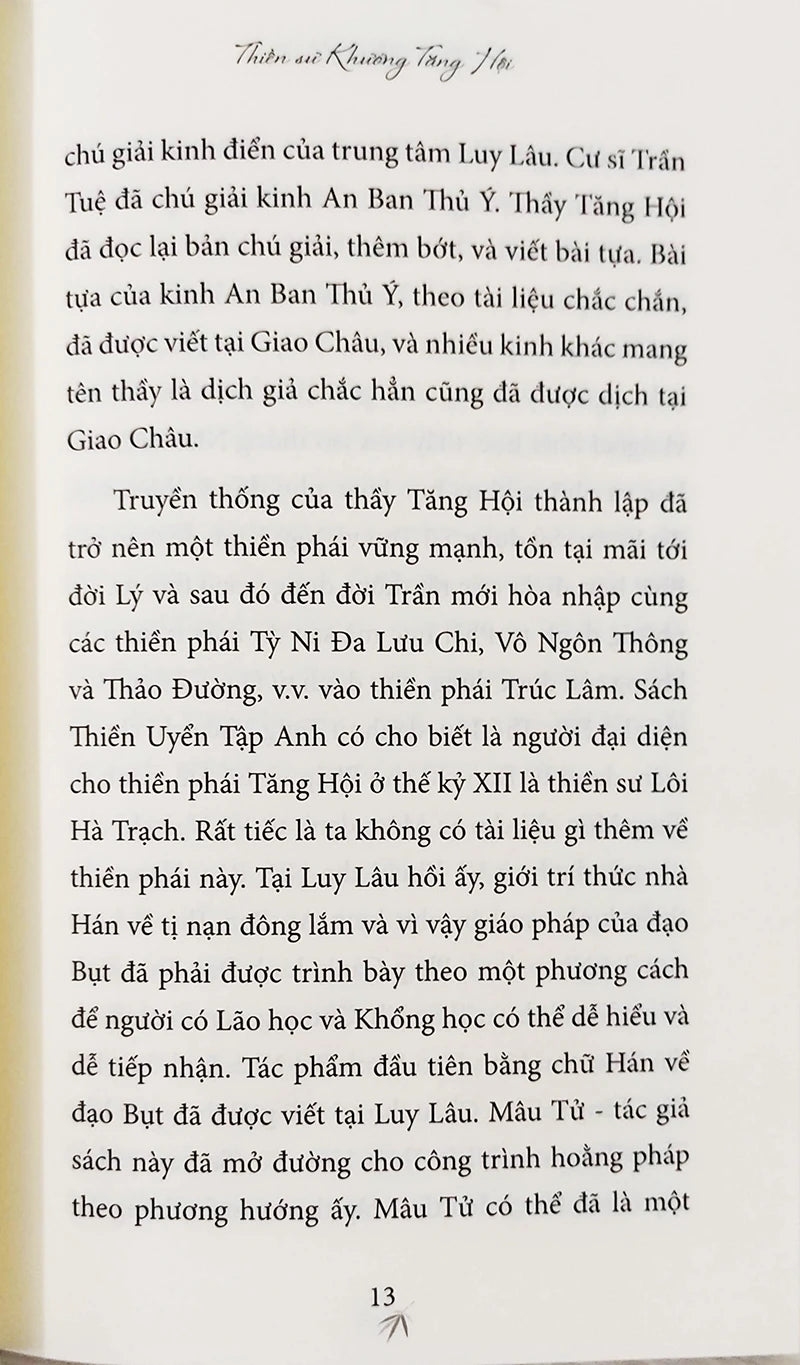 Thiền sư Khương Tăng Hội (Thích Nhất Hạnh)