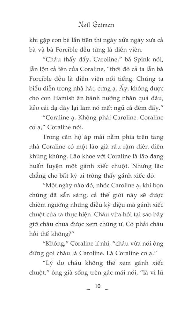 Coraline Neil Gailman in Vietnamese language