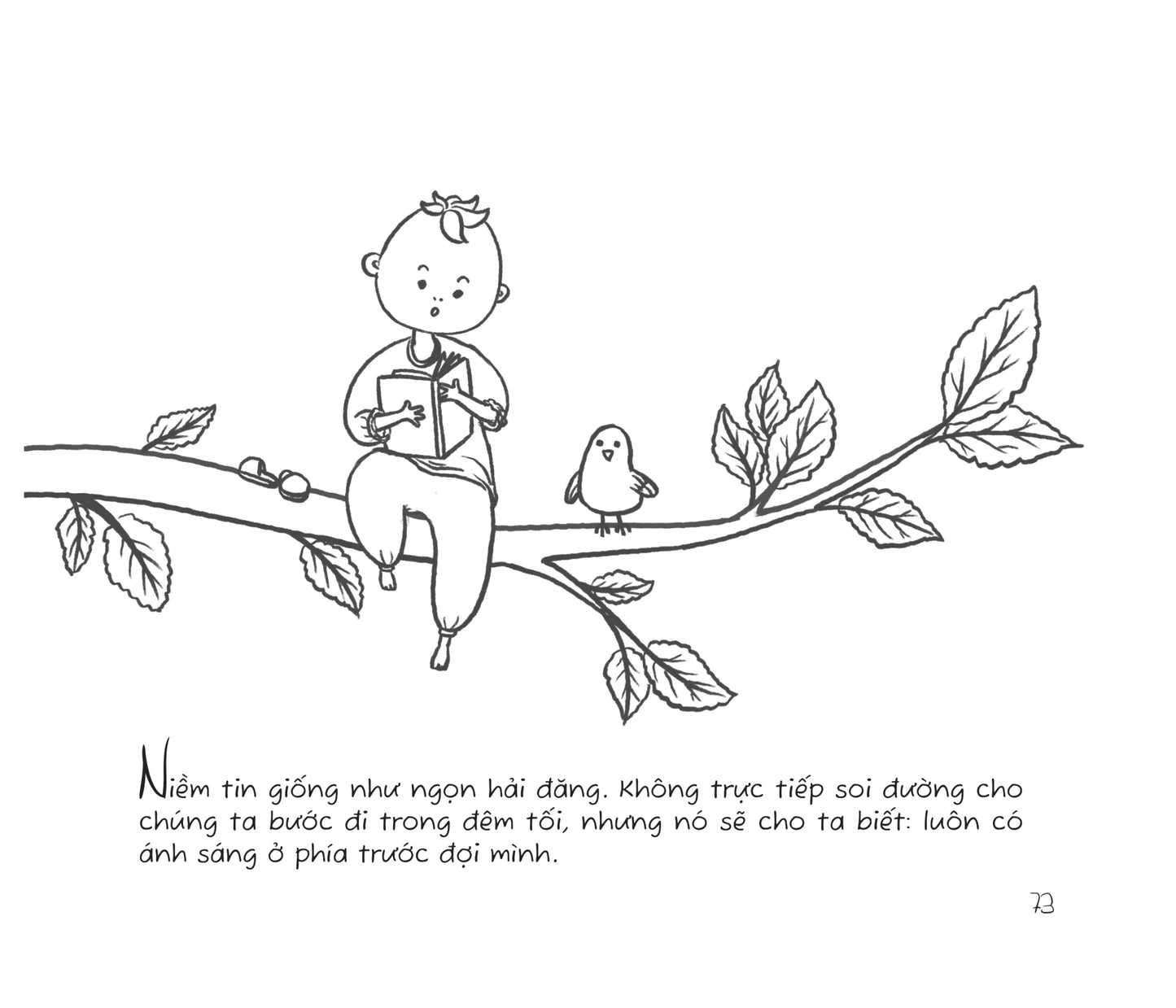 Sách tô màu Hiên nhà chắn hết mưa giông