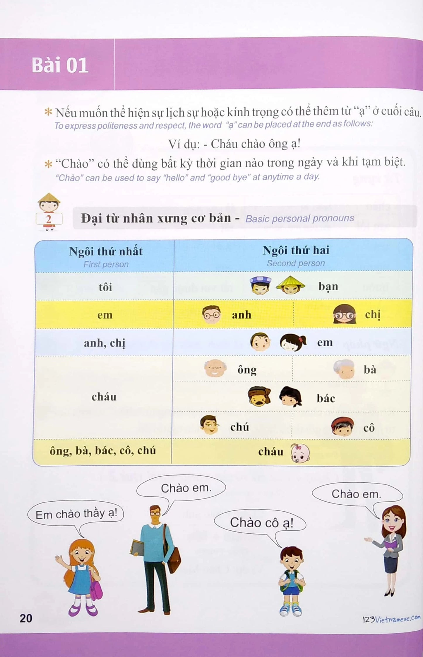 Tiếng Việt 123 - Tiếng Việt Cho Người Nước Ngoài - Vietnamese For Beginners - Student Book - Trình Độ A