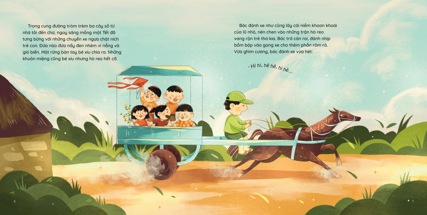 Combo 4 cuốn Tết Tuổi Thơ--Combo 4 Childhood Lunar New Year set| The best Vietnamese children book about Lunar New
